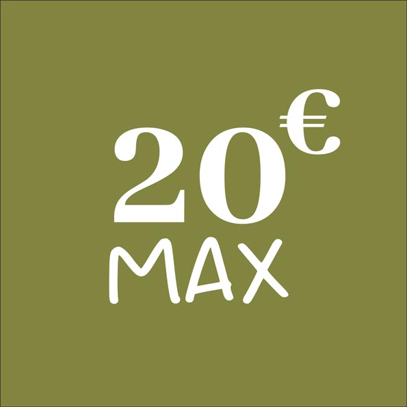 20 euros max